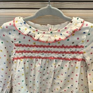Baby Boden Polka Dot long sleeves shirt 6-12M
